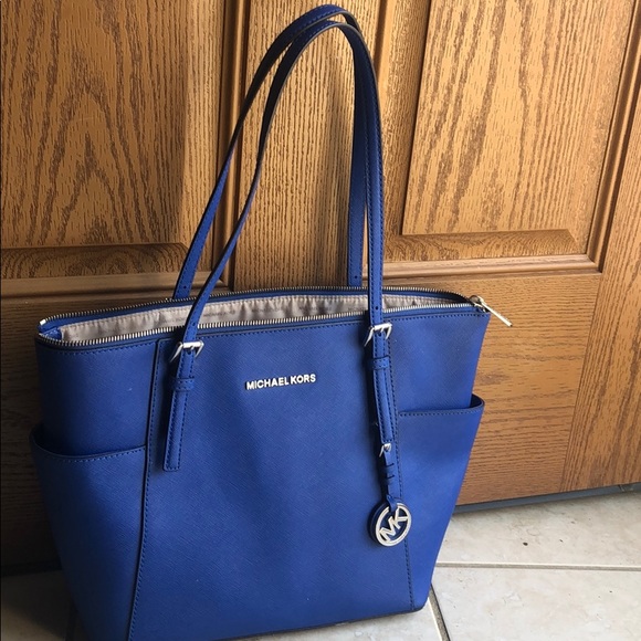 Michael Kors Handbags - Blue Authentic Michael Kors Purse